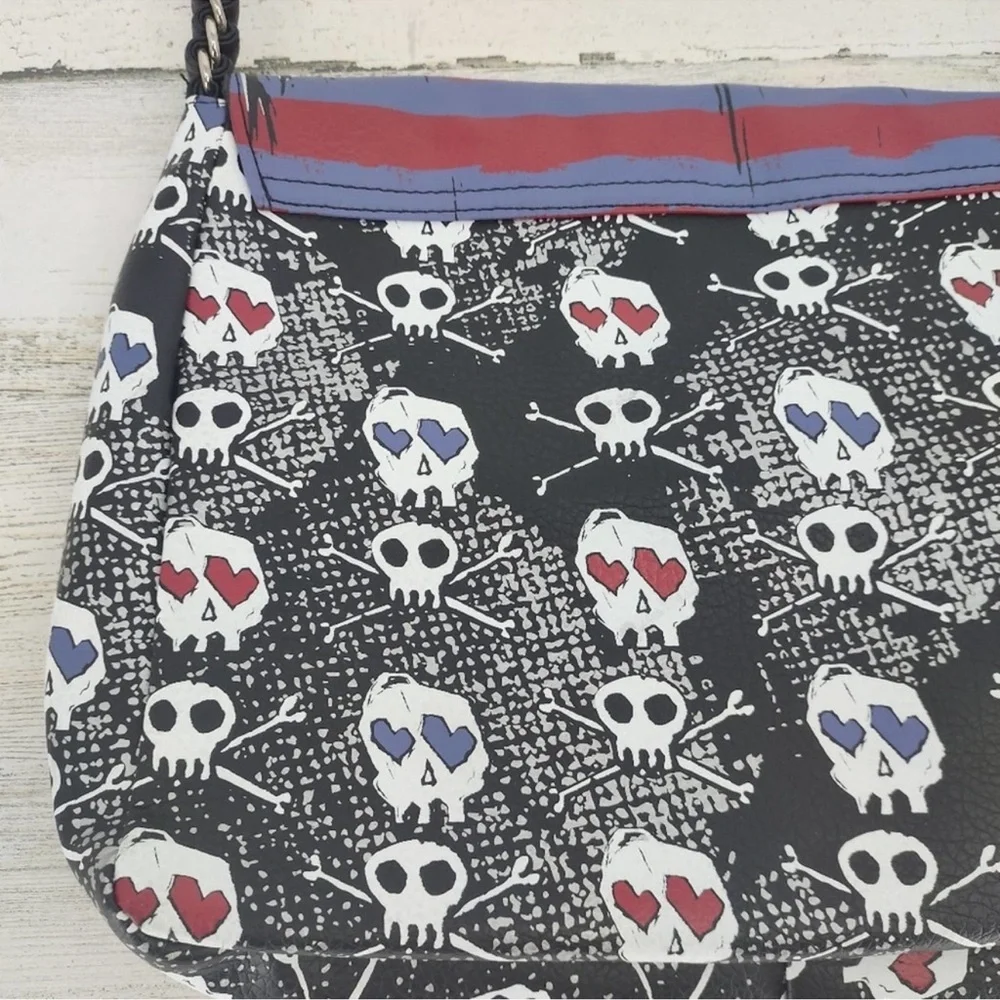 Loungefly Nightmare Before Christmas Faux Leather Messenger Crossbody Bag